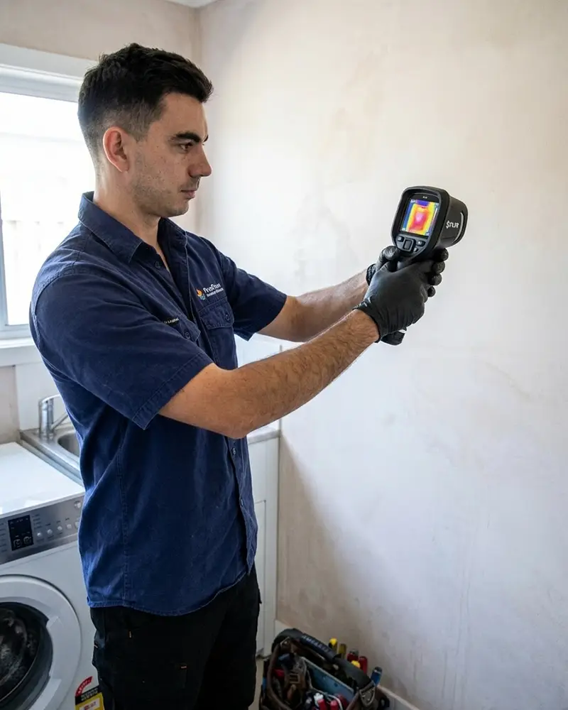 Detecting a water leak